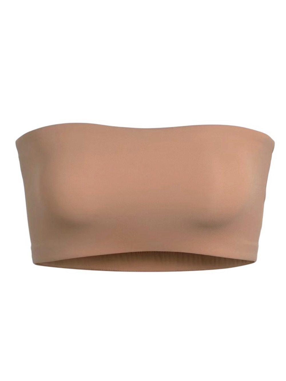 SKIMS Fits Everybody Bandeau Seamless Bra Nude Tan Size 2x
